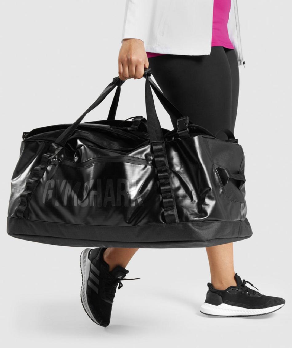 Gymshark X-Series Duffle Bag Ženske Torbe Crne | HR 4296LIS